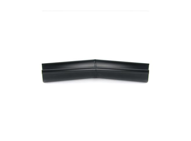 125mm Half Round Black Coated Galvanised Steel 135degree Internal Gutter Angle
