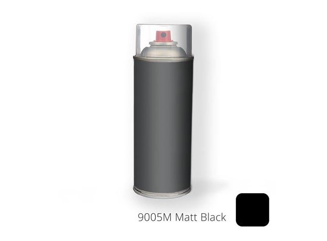 400ml Can - 9005M Matt Black Touch Up Spray Paint