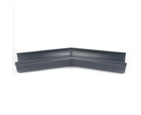 125mm Half Round Anthracite Grey Galvanised Steel 135degree  Internal Gutter Angle