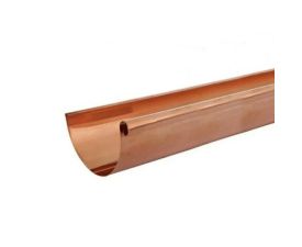 125mm HR Copper Gutter 1m Length