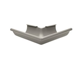 125mm Half Round Dusty Grey Galvanised Steel 90degree External Gutter Angle