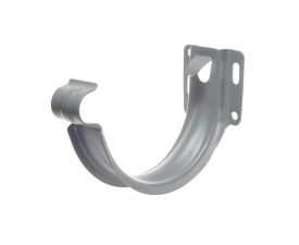 125mm Half Round Dusty Grey Galvanised Steel  'Short-back' Fascia Bracket
