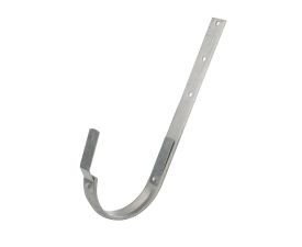 125mm Half Round Galvanised Steel Top Fix Rafter Bracket (Bend On Site)