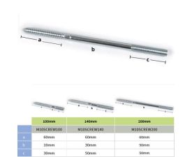 200mm M10 Screw For Downpipe Brkts