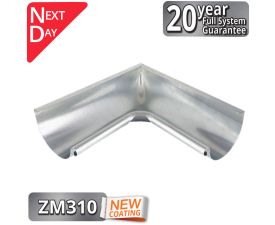 125mm Infinity ZM Half Round 90degree Internal Gutter Angle from Rainclear Systems with a 20year full system guarantee and next day delivery